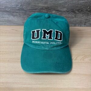 Vintage Minnesota Duluth Bulldogs Hat Cap Strap Back Womens Teal Champion